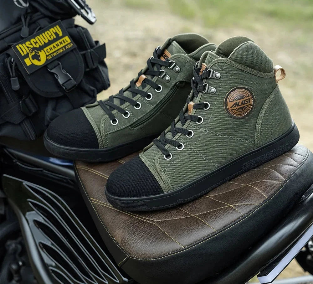 Motorcycle Boots Anti-slip Breathable Adventure Touring Protective Shoes