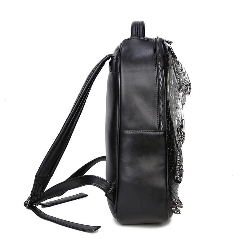 🎃👻 Halloween Fluorescent Pirate Skull Backpack