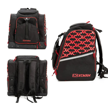 Ski Boot and Snowboard Boot Backpack Bag, Waterproof Exterior & Bottom