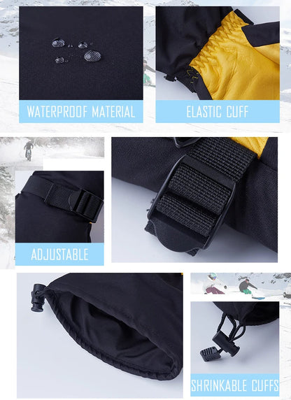 Long Gloves Snowboard Snowmobile Skiing