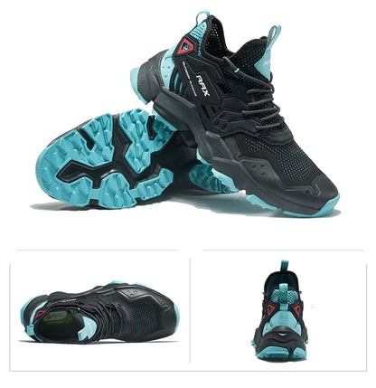 Men/Women Outdoor Hiking Shoes Leather Non-slip Breathable Climbing Trekking Hiking Sneakers