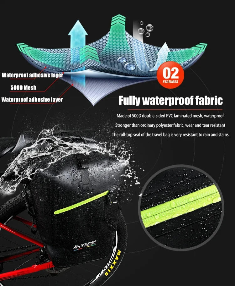 Bicycle Rear Rack Waterproof Pannier Bag