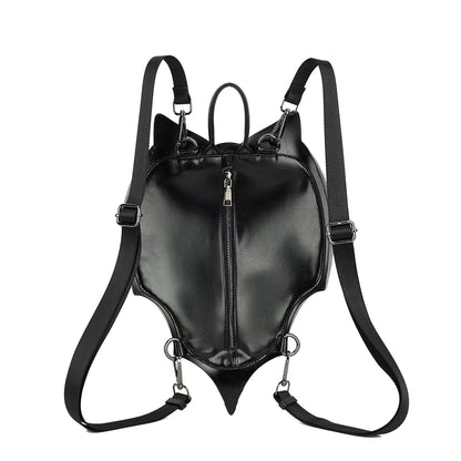 🎃🦇 Halloween Girl Gothic Bat Shaped Backpack Handbag