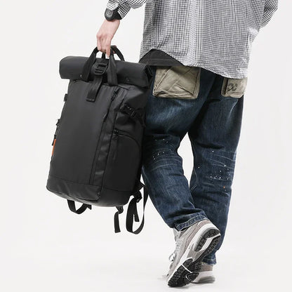 Large Capacity Roll Top Travel Backpack