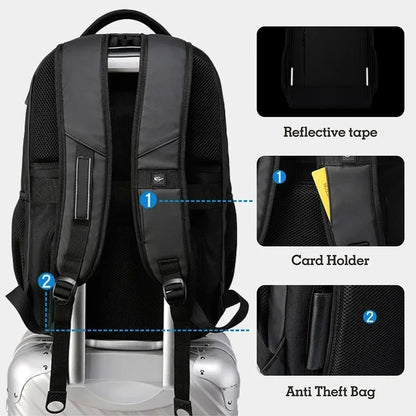 Laptop Backpack Waterproof Anti Theft USB Bag Large Capacity Fashion School Travel