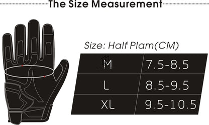 Motorcycle Gloves Breathable Full Finger Protective Touch Screen