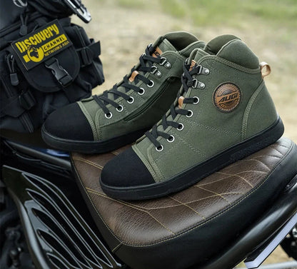 Motorcycle Boots Anti-slip Breathable Adventure Touring Protective Shoes