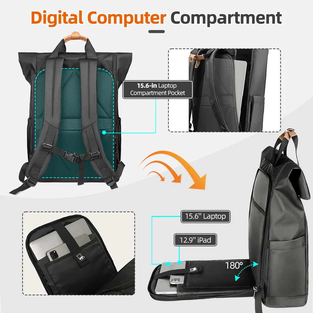 Multifunction Expandable Travel Backpack