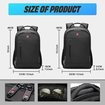 Laptop Backpack Waterproof Anti Theft USB Bag Large Capacity Fashion School Travel