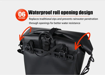 Bicycle Rear Rack Waterproof Pannier Bag
