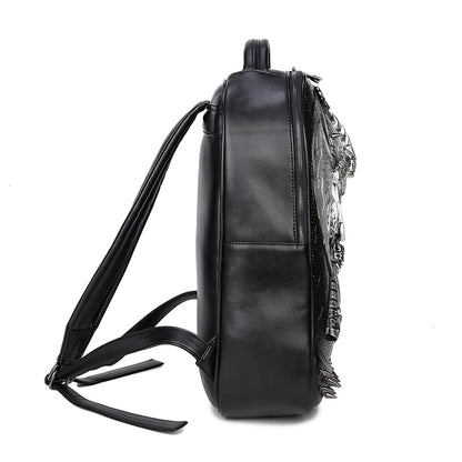 🎃👻 Halloween Fluorescent Pirate Skull Backpack