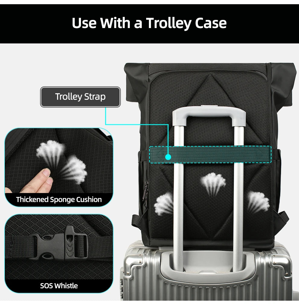 Multifunction Expandable Travel Backpack